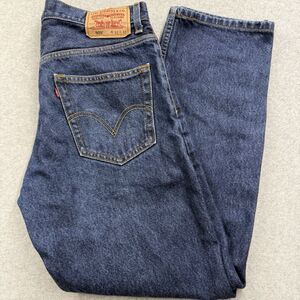 Y2K Levi 505 Men's Regular Fit Blue Denim Jeans Straight Button Medium Wash